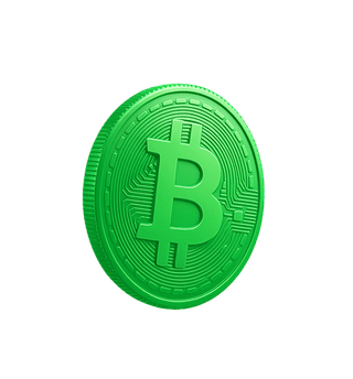 Cartão flutuante para visualização de dados de análise do mercado de criptomoedas