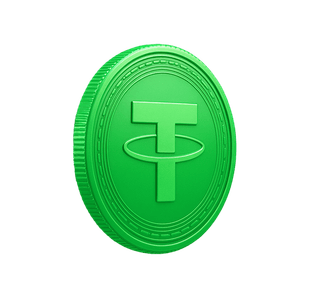 Widget decorativo de análise de preços de criptomoedas